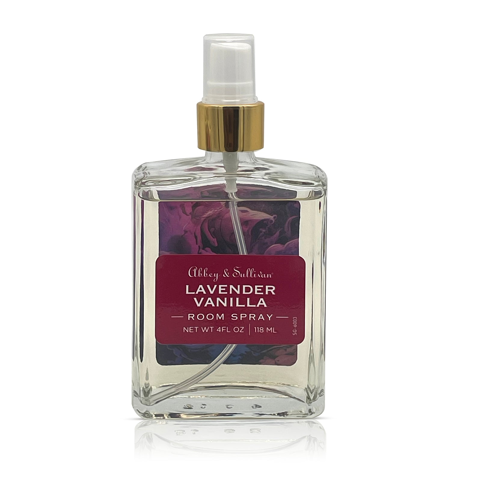 Premium Glass Bottle Room Spray - Lavender Vanila, 4 oz