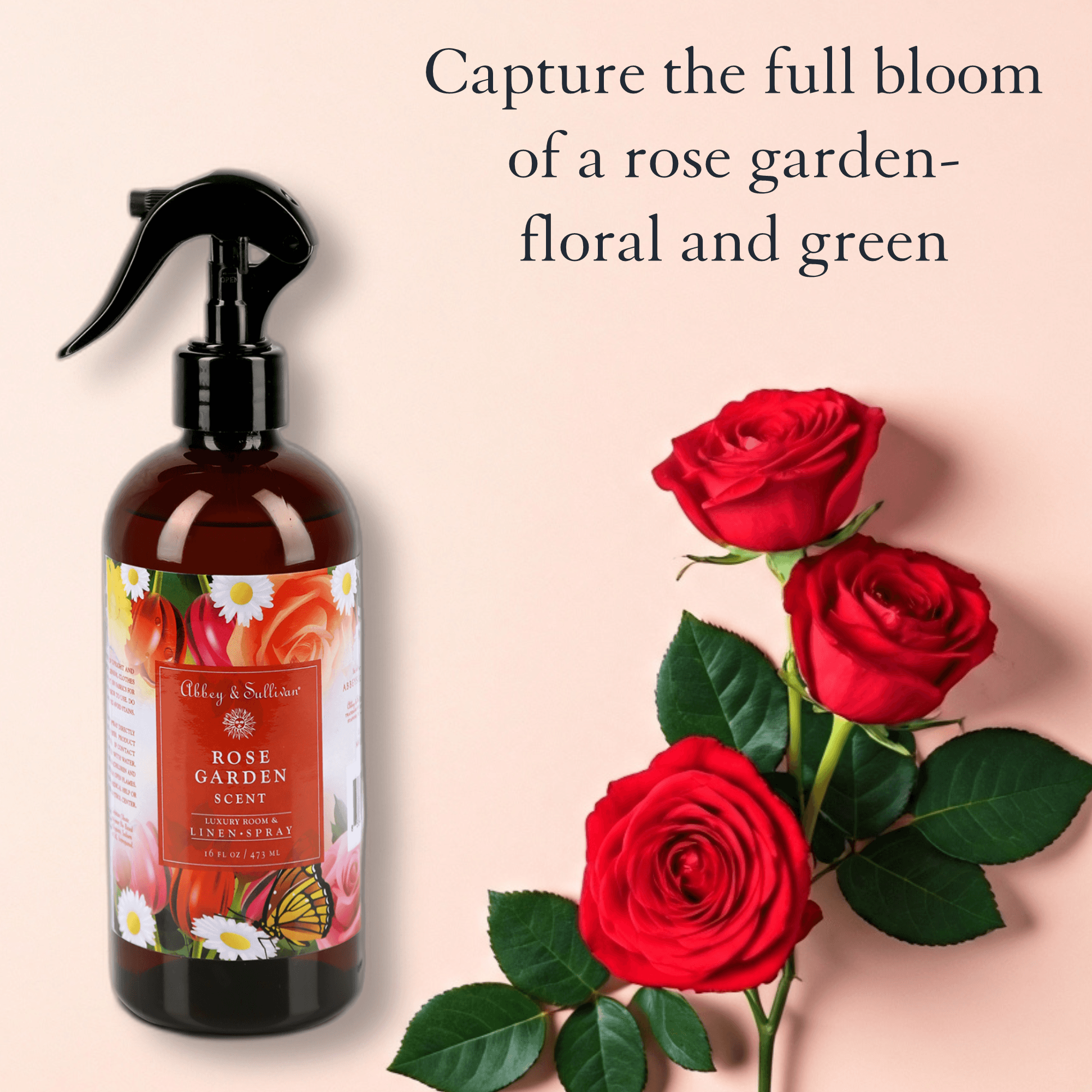 Best linen and room sprays - Rose Garden - Abbey & Sullivan