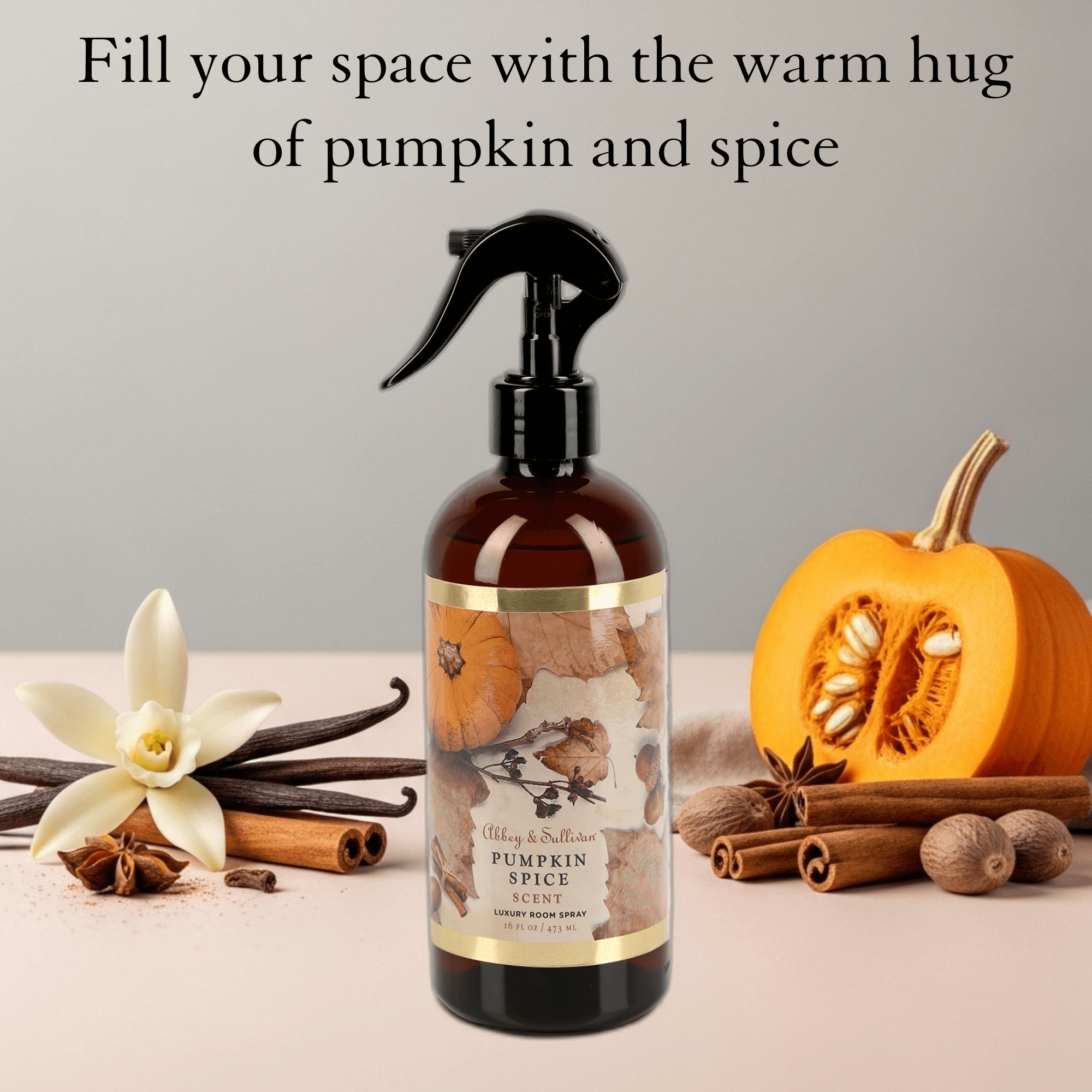 Best room sprays, Pumpkin Spice - Abbey & Sullivan