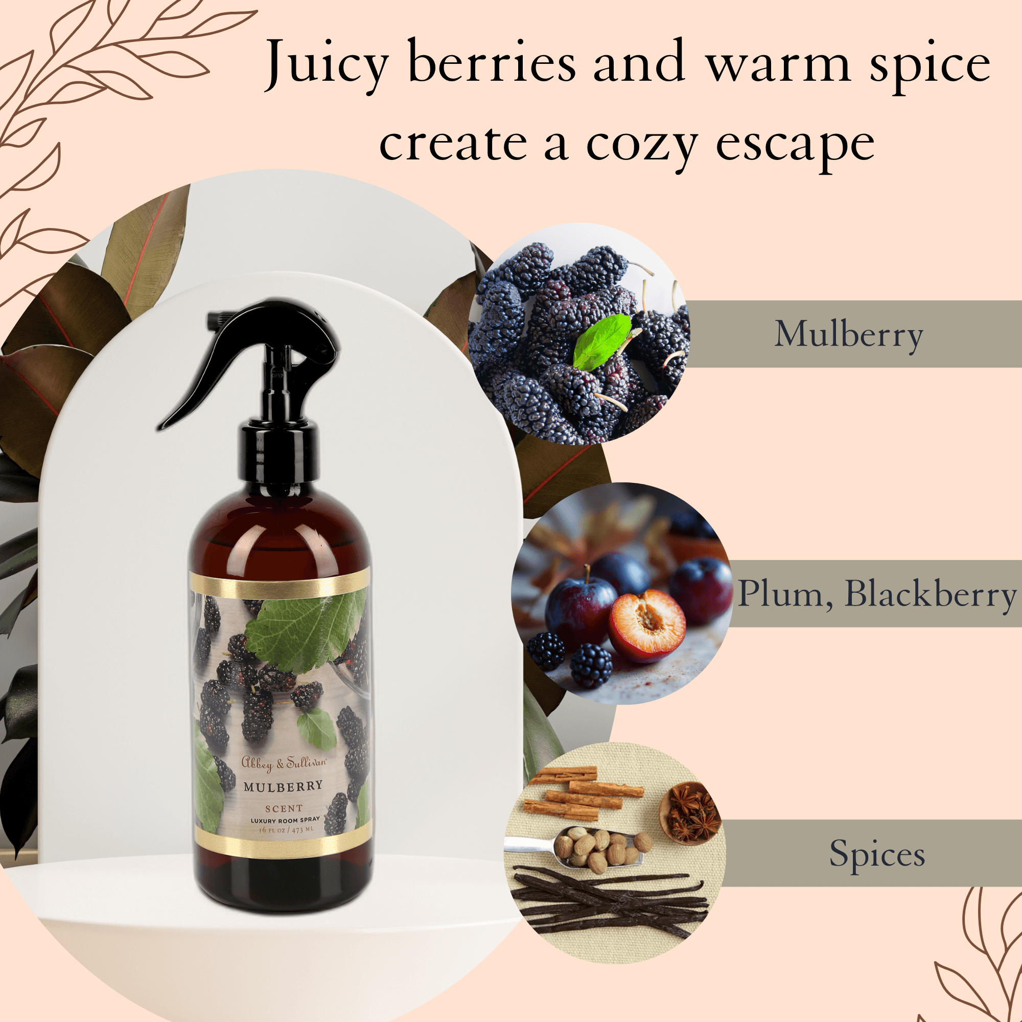 Best Room Spray - Mulberry - Abbey & Sullivan