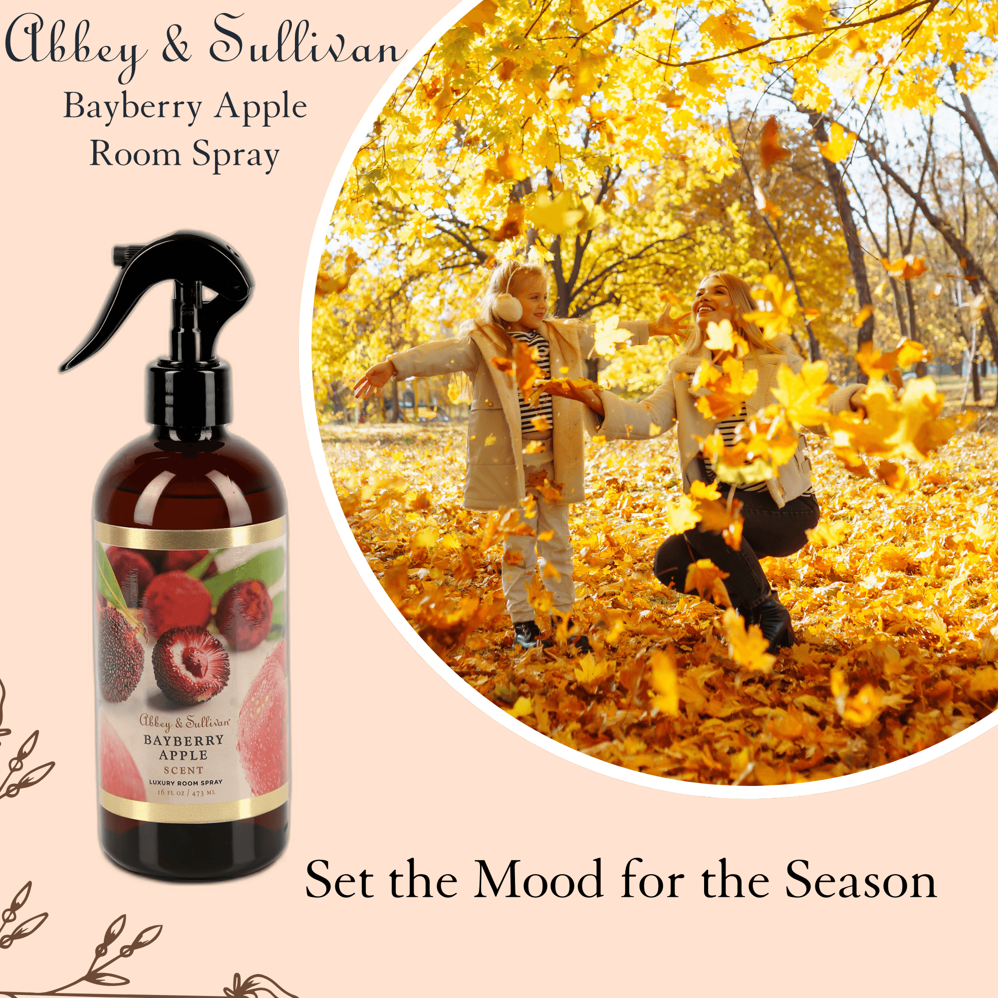 Best room sprays - Bayberry Apple - Abbey & Sullivan