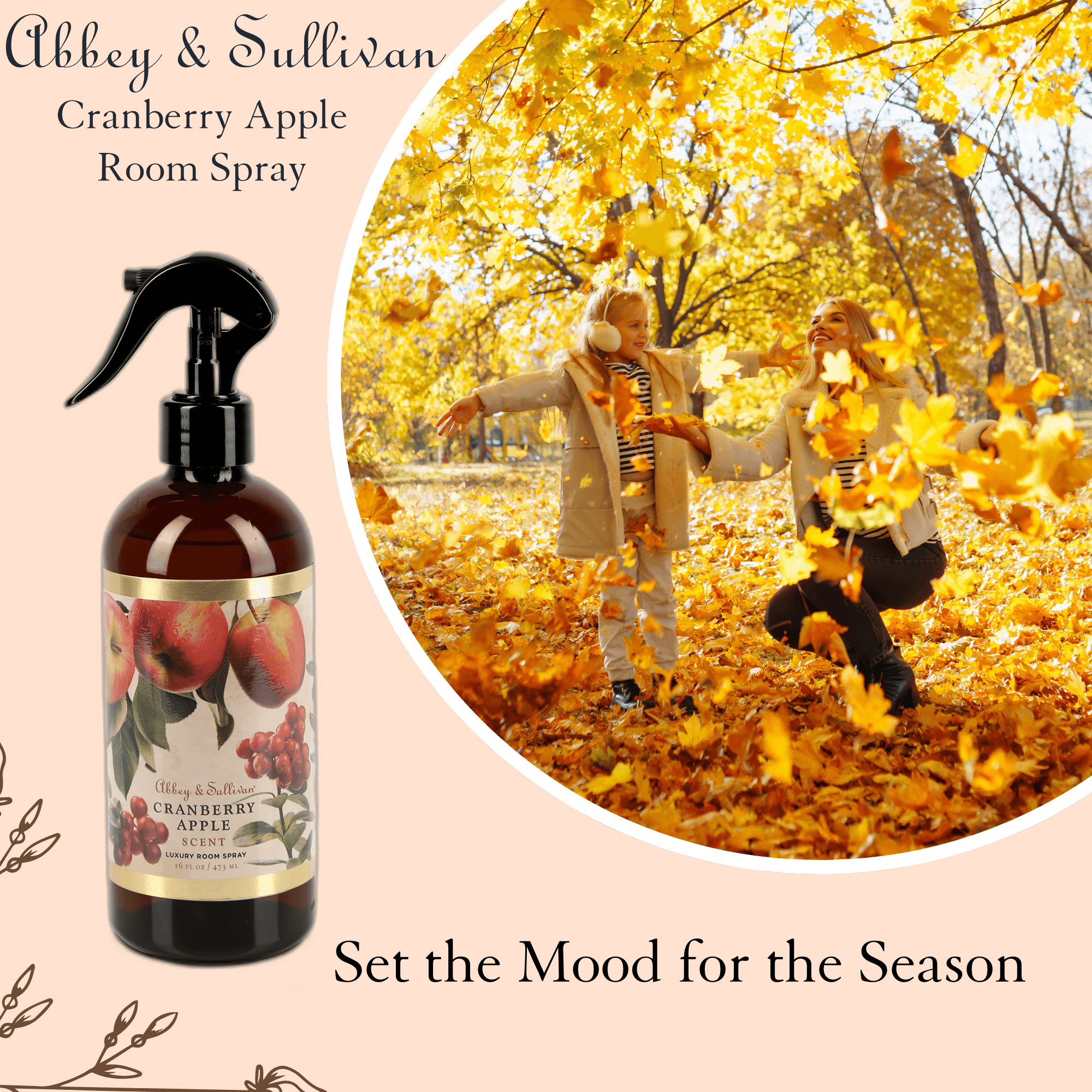 Best Room Sprays - Cranberry Apple - Abbey & Sullivan