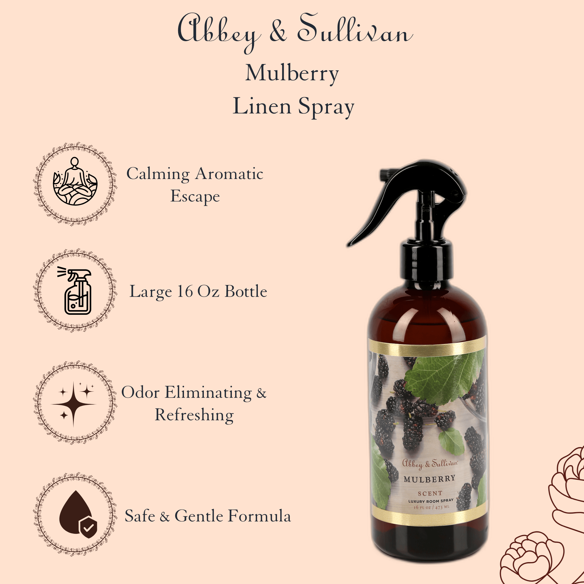 Best Room Spray - Mulberry - Abbey & Sullivan