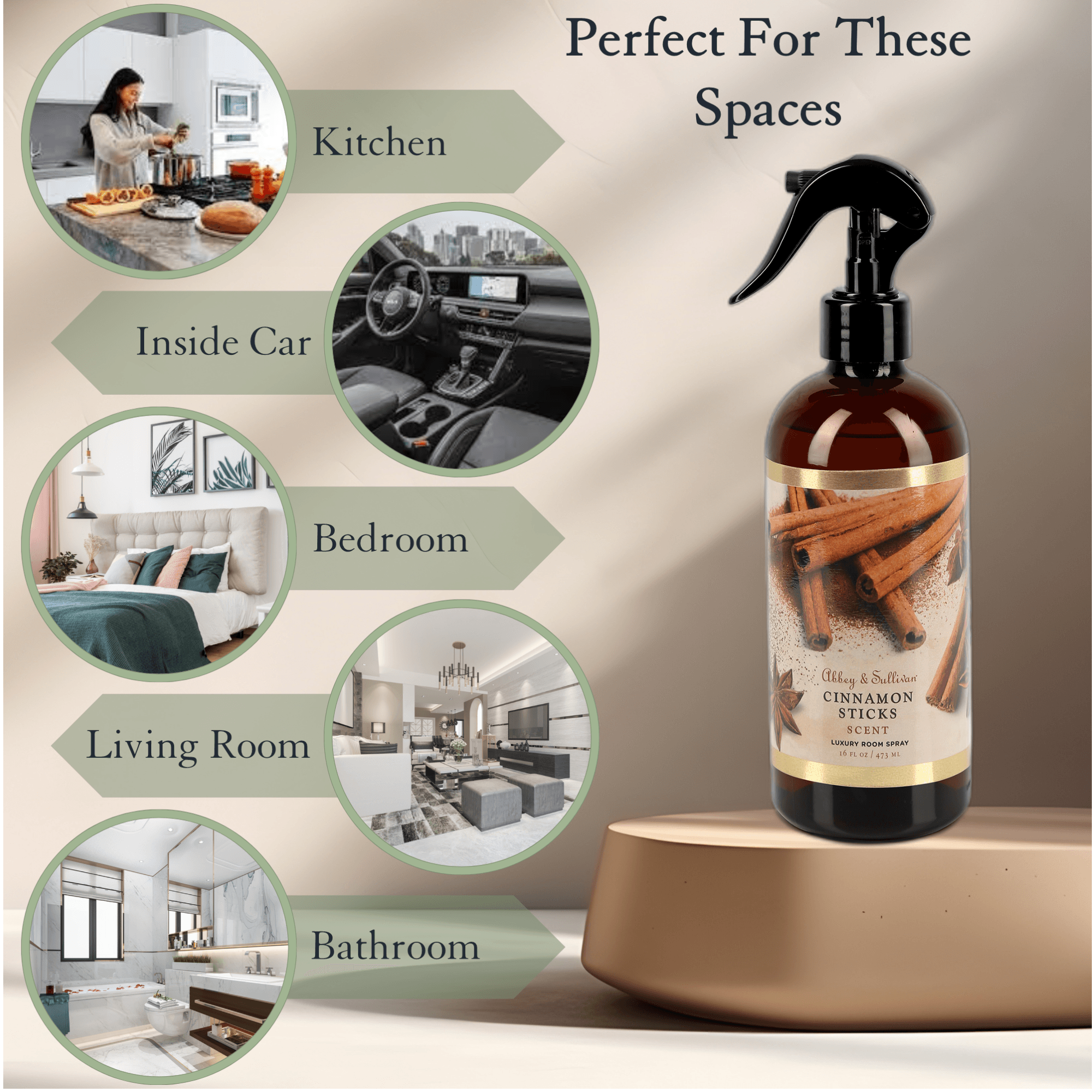 Best room sprays - Cinnamon Sticks - Abbey & Sullivan