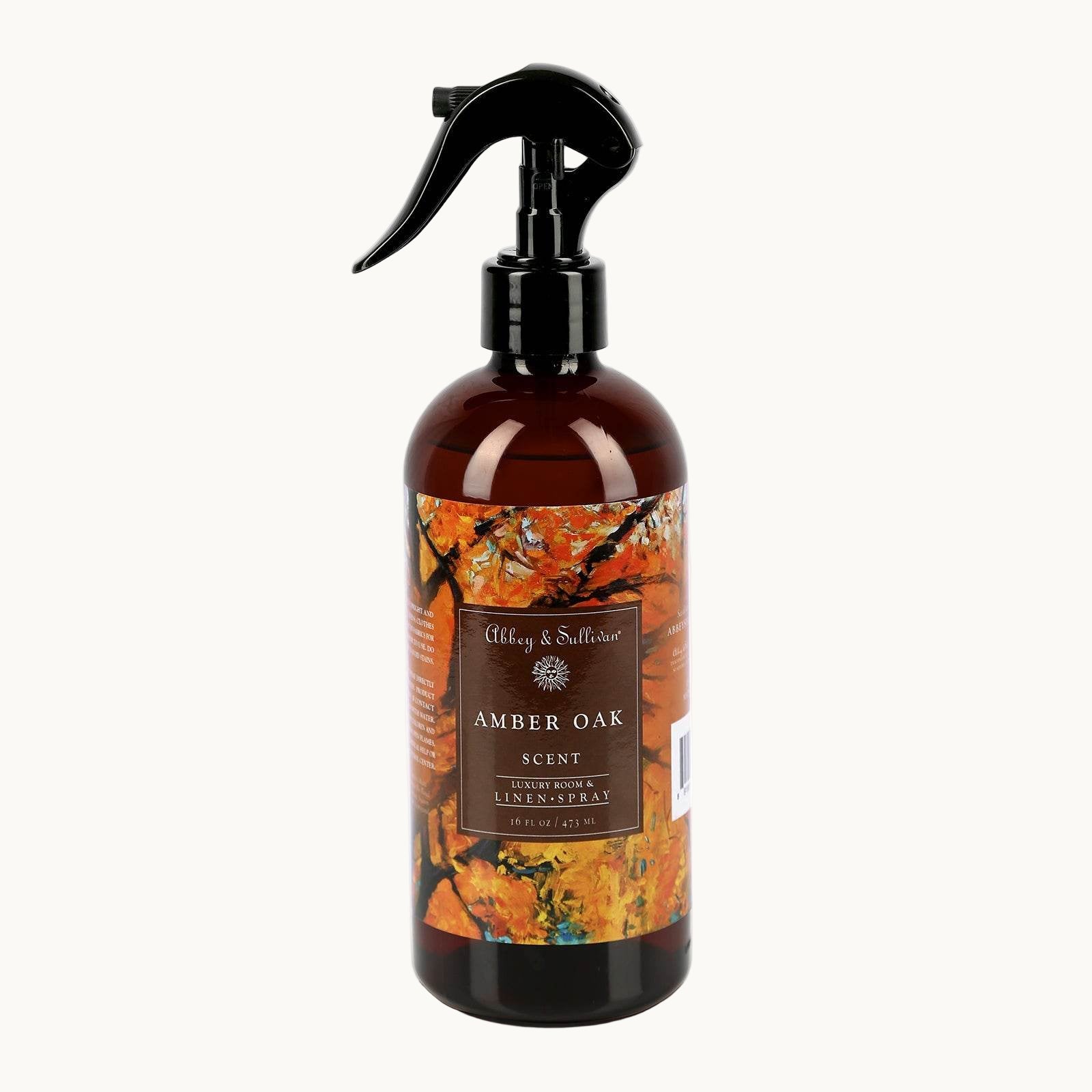 Best linen and room sprays - Amber Oak - Abbey & Sullivan