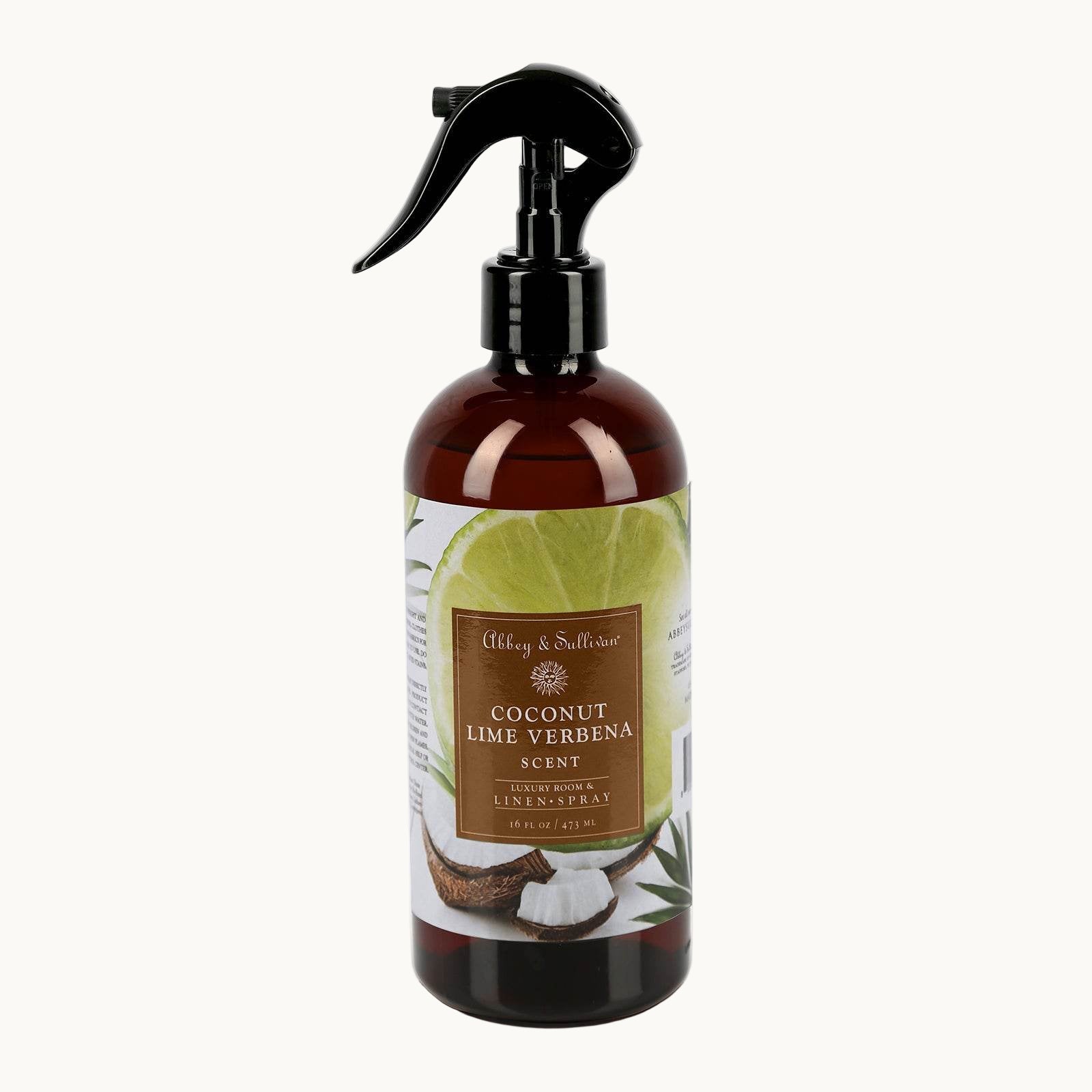 Best linen and room sprays - Coconut Lime Verbena - Abbey & Sullivan