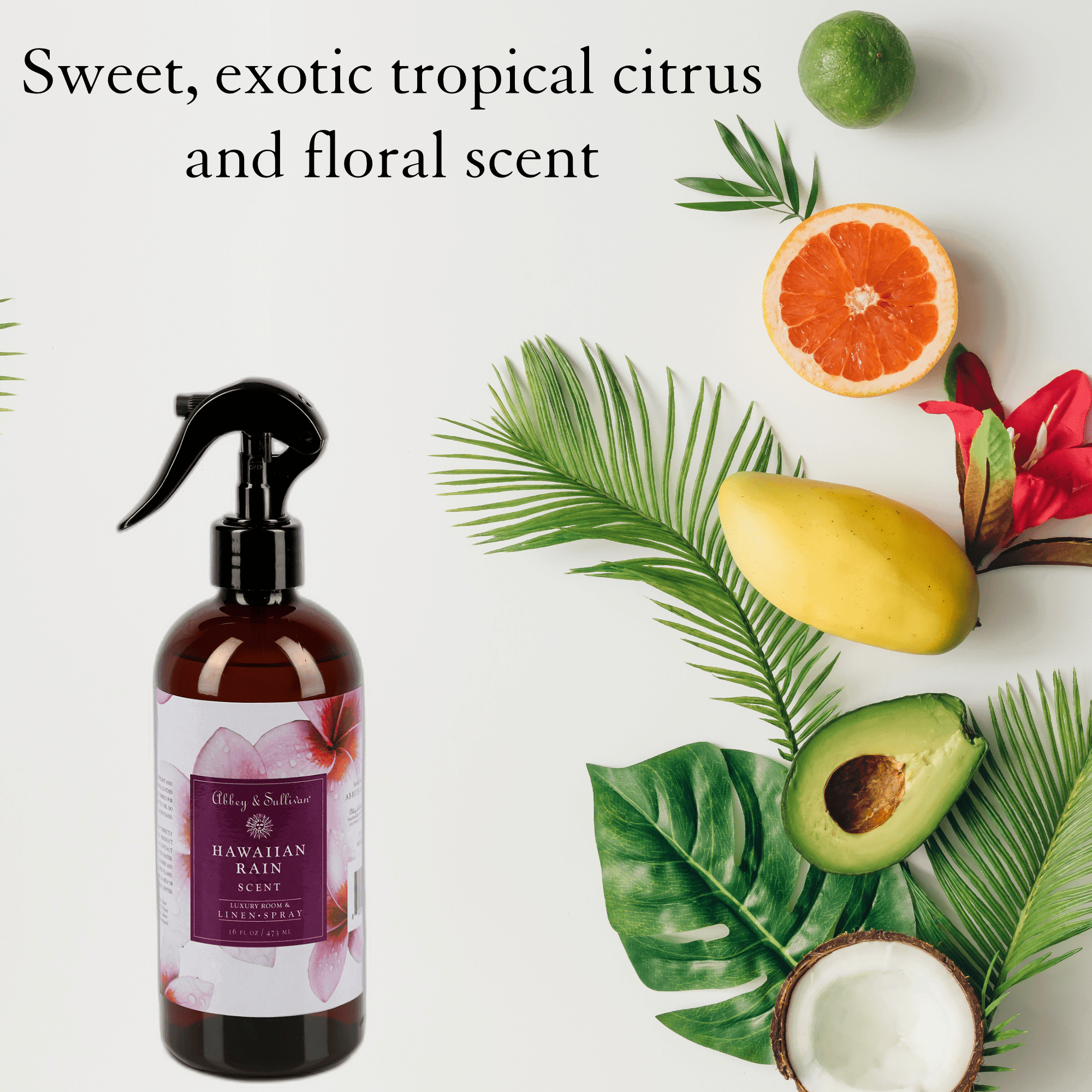 Best linen and room sprays - Hawaiian Rain - Abbey & Sullivan