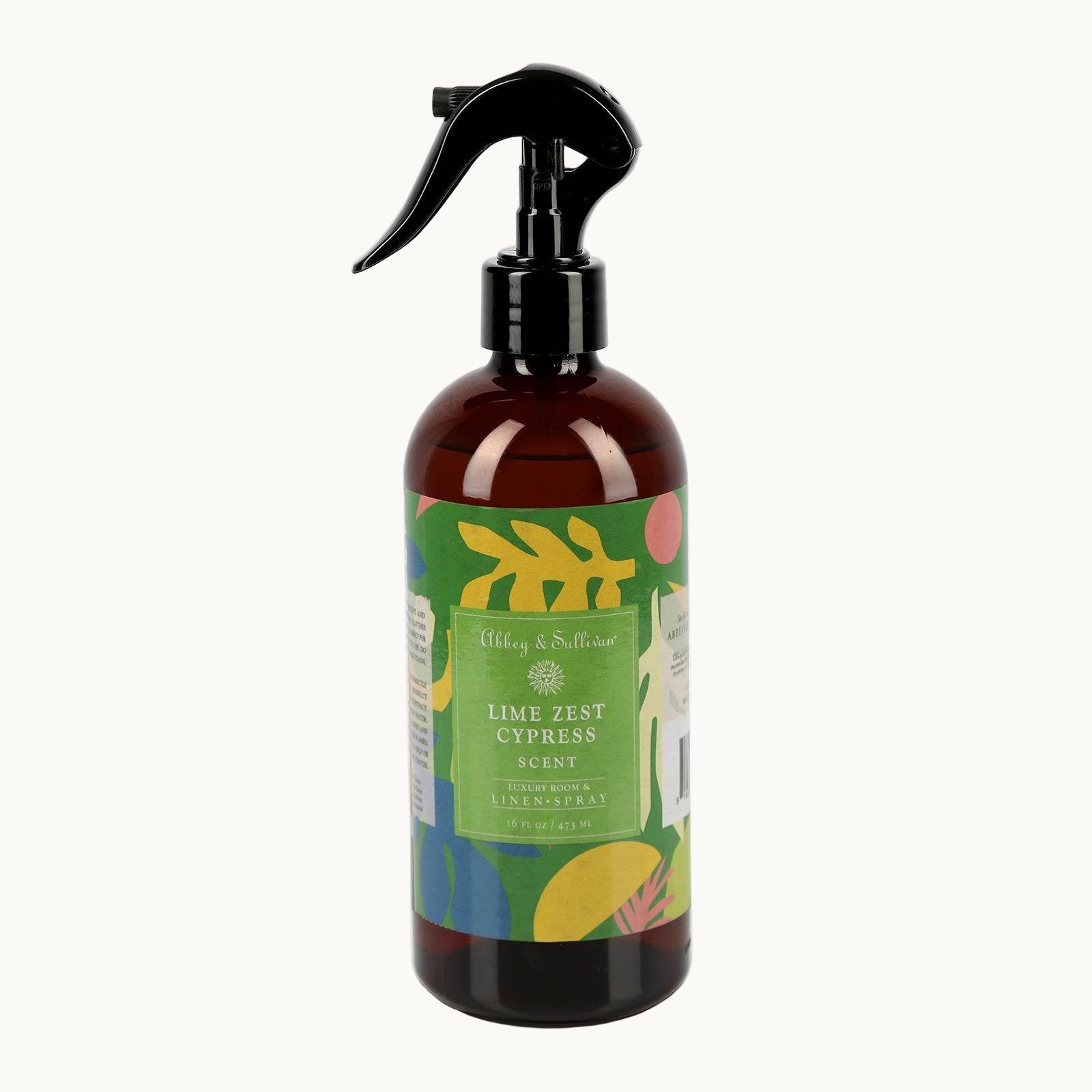 Best linen and room sprays - Lime Zest Cypress - Abbey & Sullivan