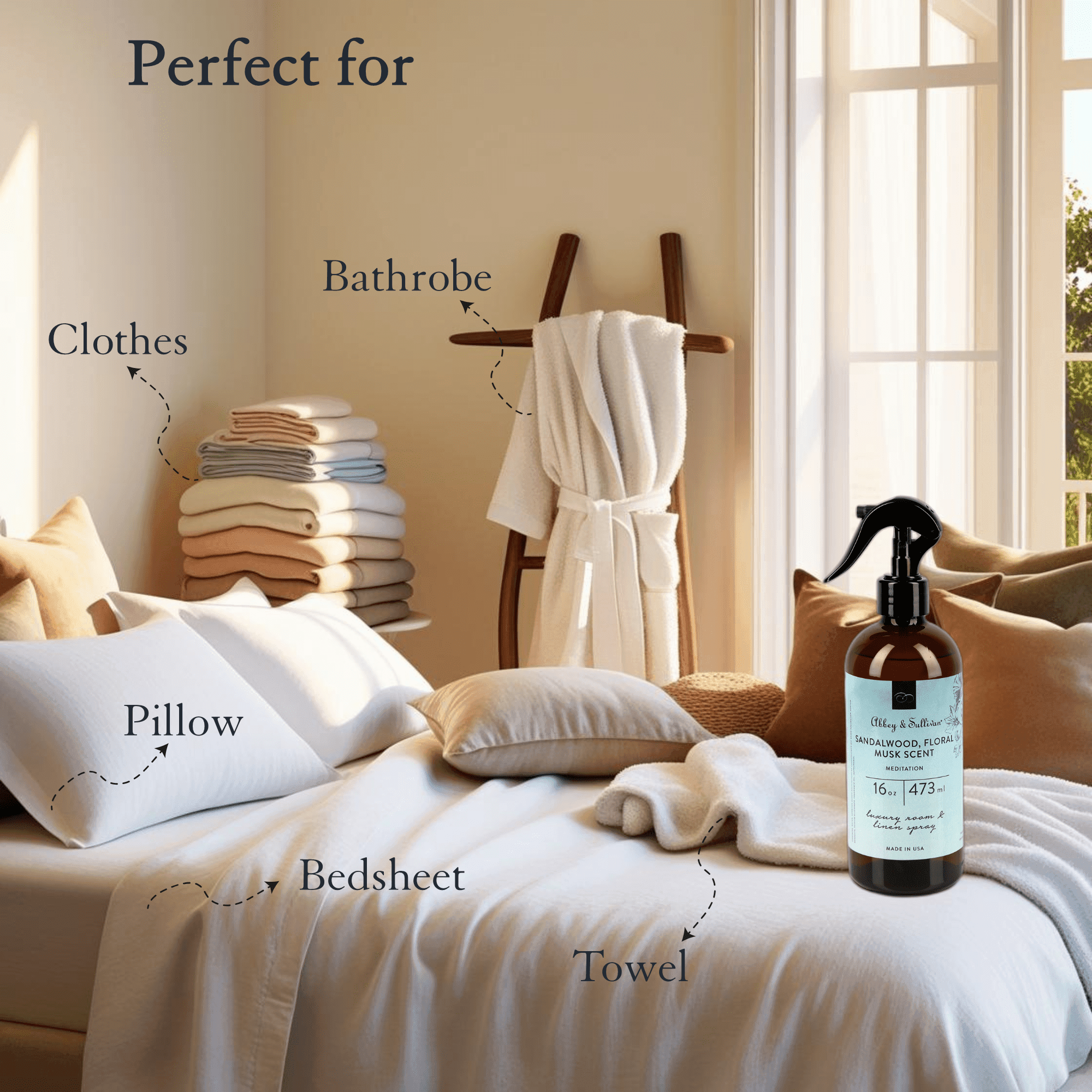 Best linen and room sprays - Meditation - Abbey & Sullivan