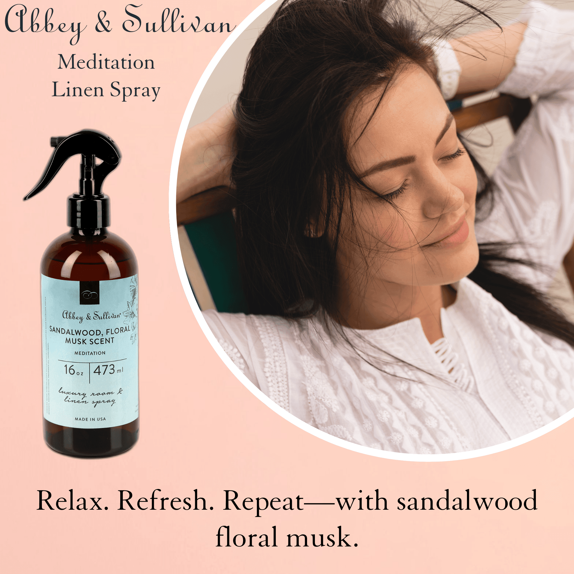 Best linen and room sprays - Meditation - Abbey & Sullivan