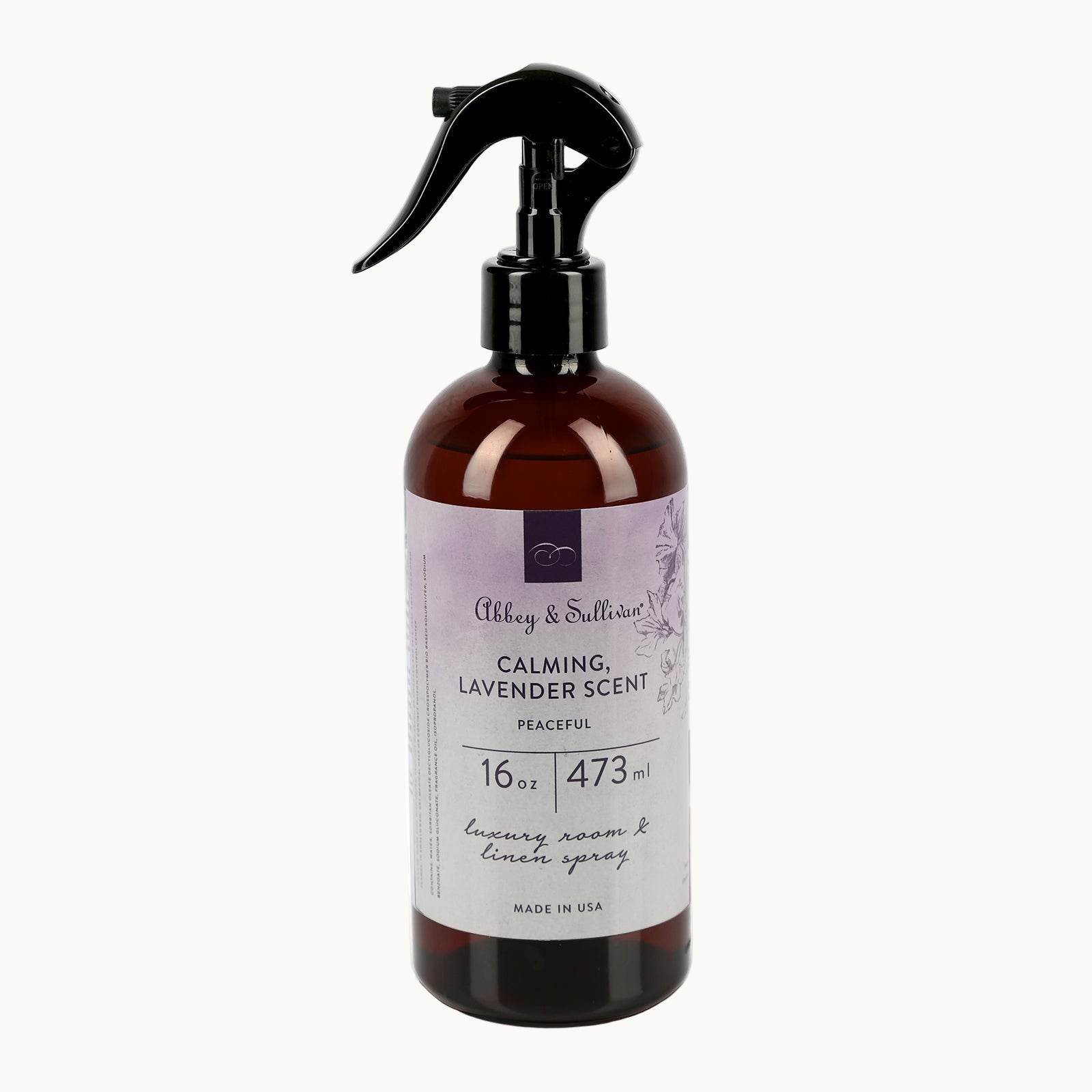 Best linen and room sprays - Peaceful - Abbey & Sullivan