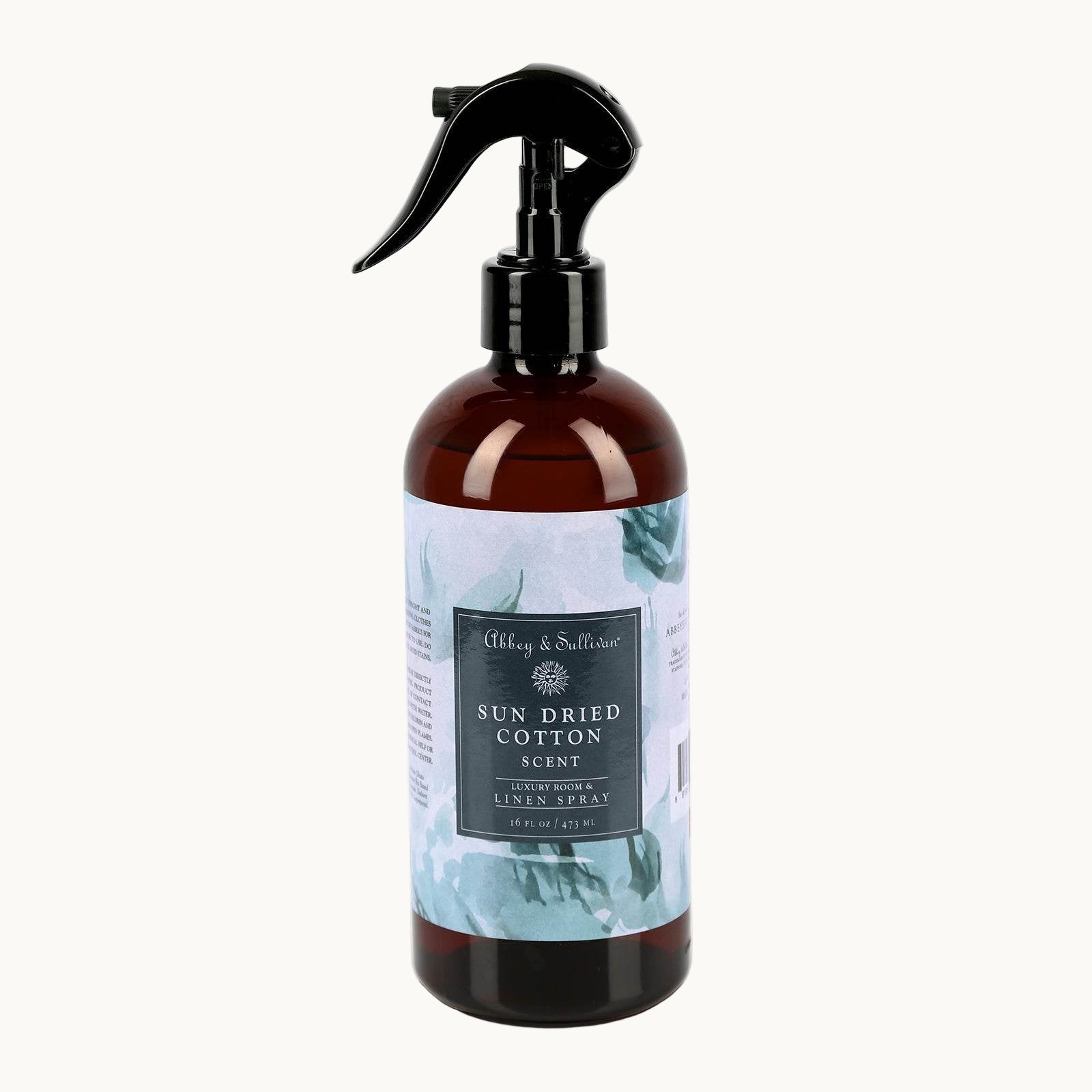 Best linen and room sprays - Sun Dried Cotton - Abbey & Sullivan