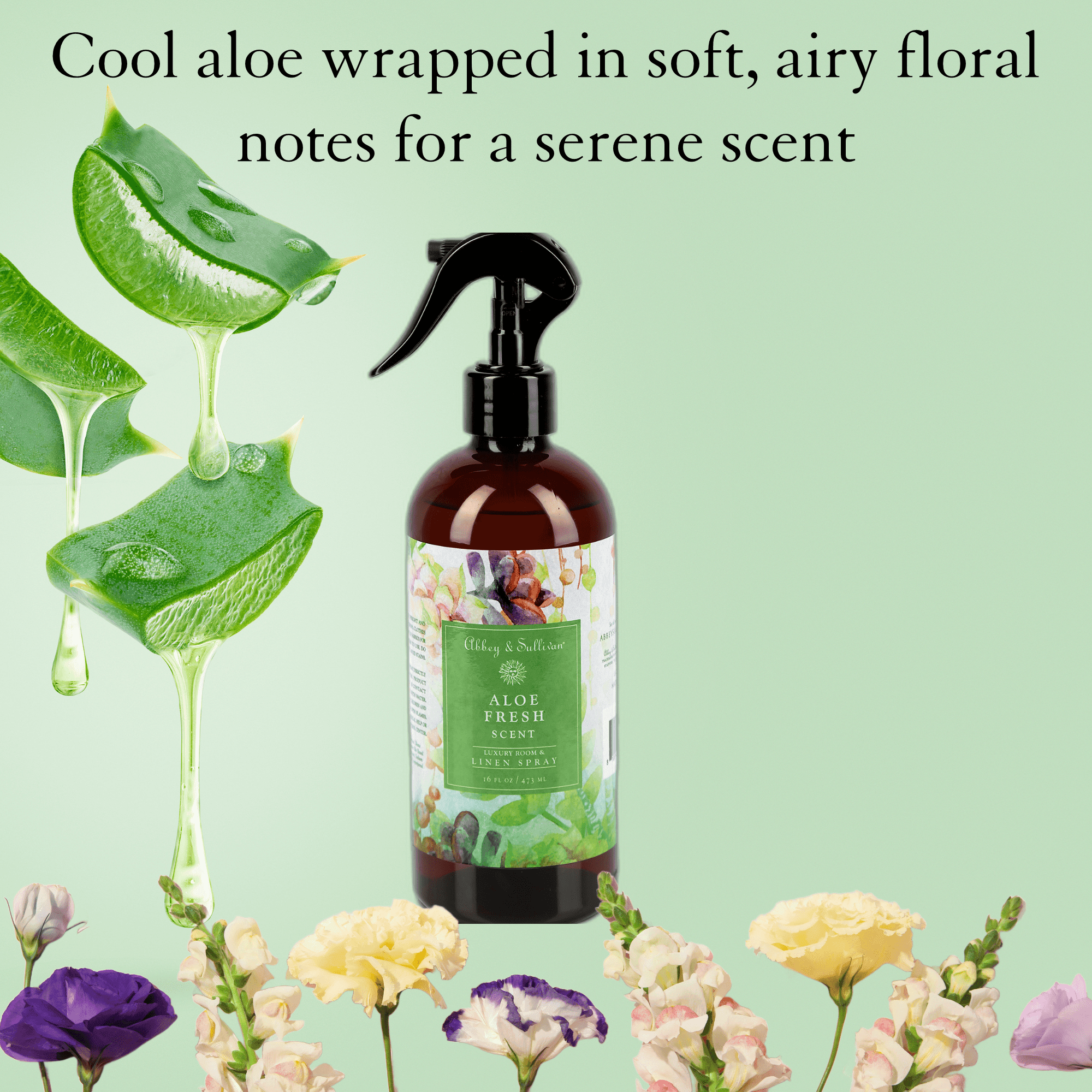 Linen and Room Spray, Aloe Fresh - Abbey & Sullivan