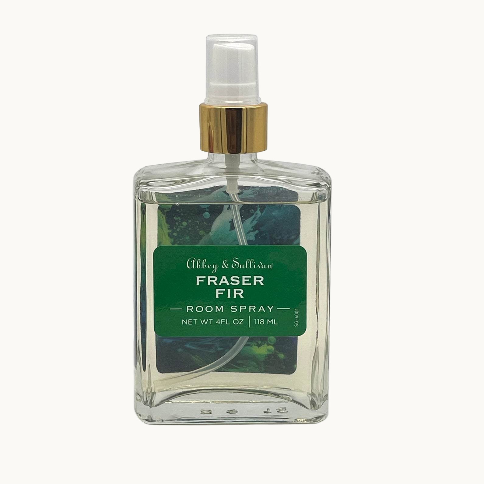 Premium Glass Bottle Room Spray - Fraser Fir, 4 oz - Abbey & Sullivan