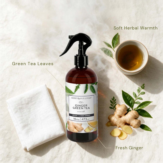 Linen and Room Sprays, Ginger Green Tea