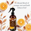 Linen and Room Spray, Orange Tobacco Leaf, 16 oz.