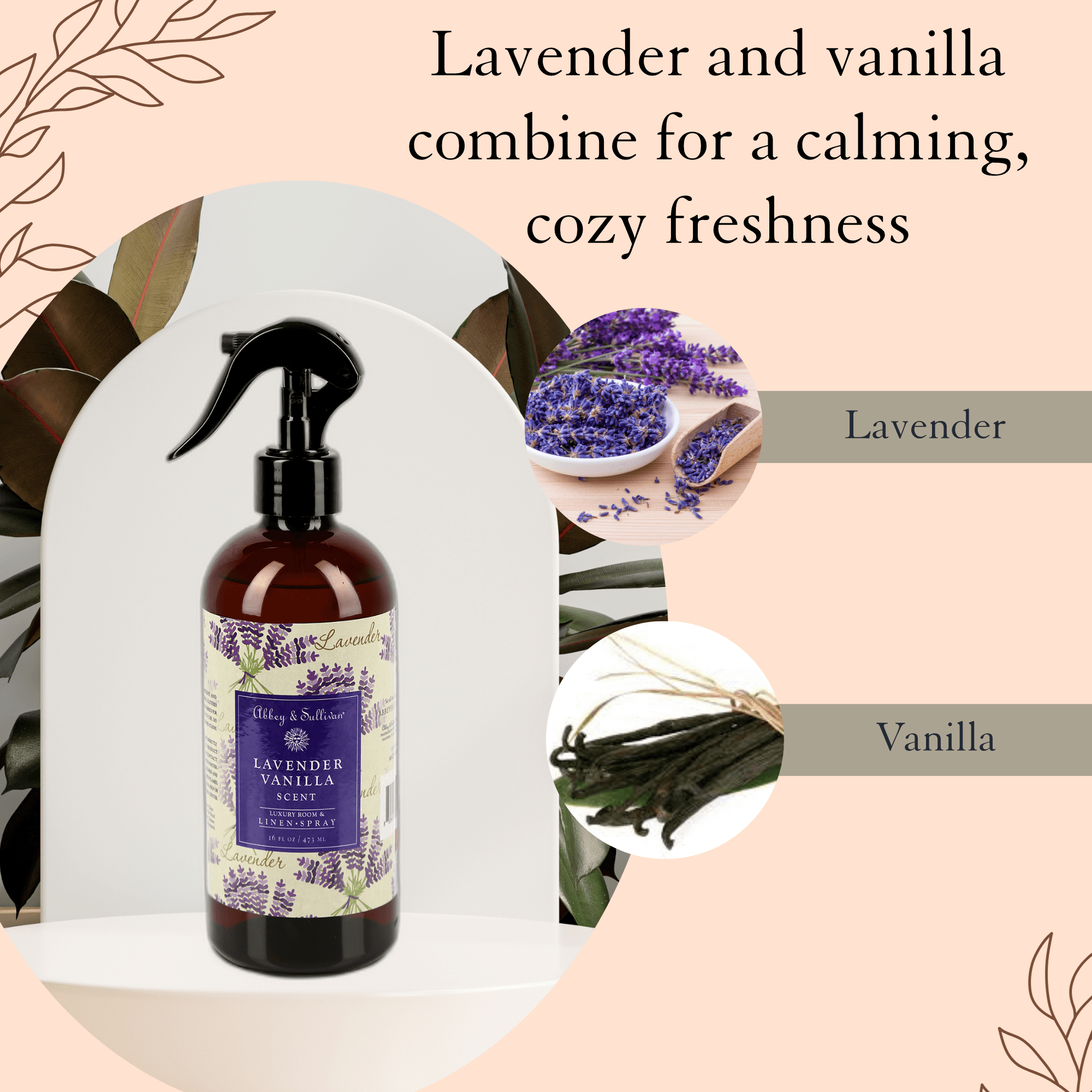 Best linen and room sprays - Lavender Vanilla - Abbey & Sullivan