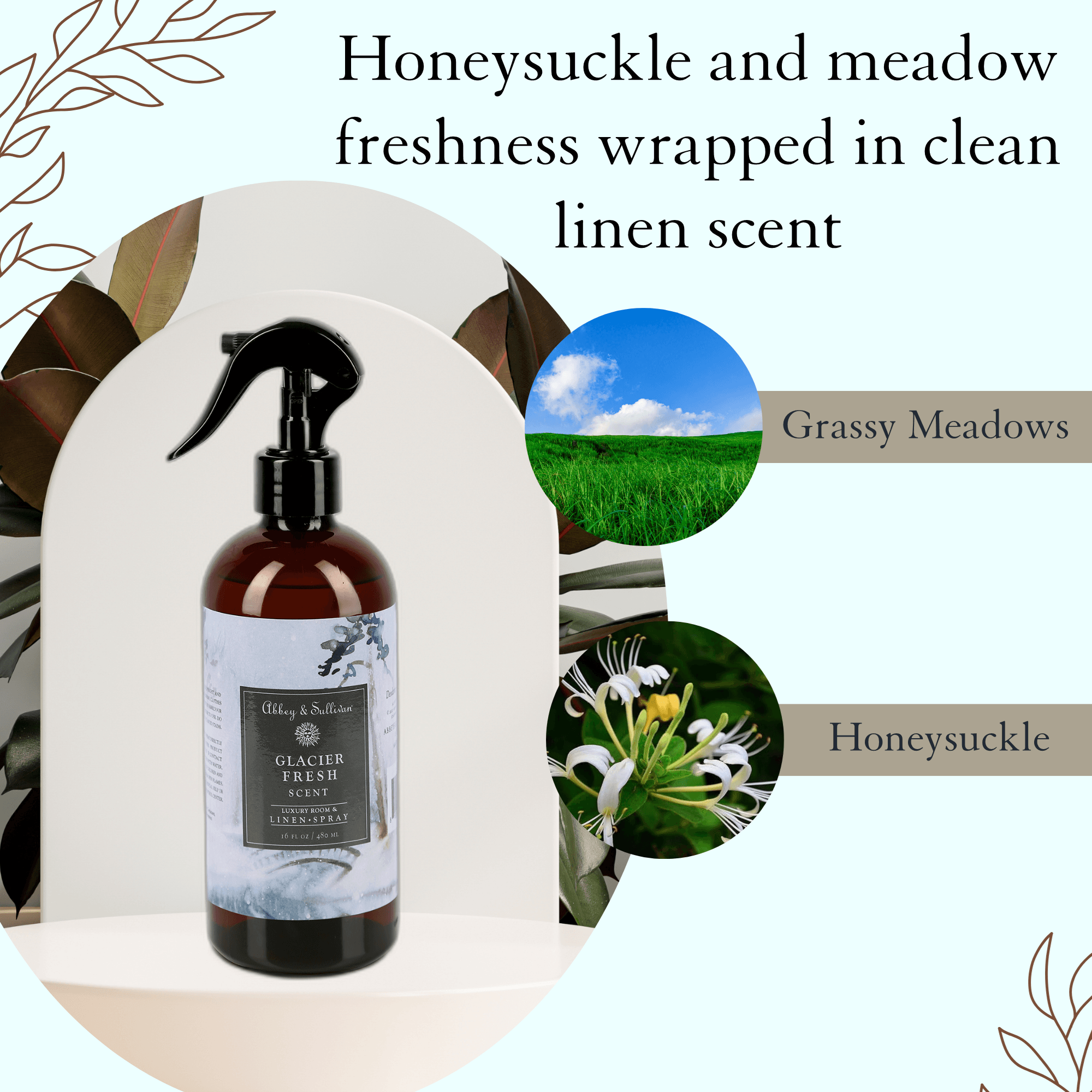 Best linen and room sprays - Glacier Fresh - Abbey & Sullivan