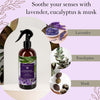 Linen and Room Sprays, Lavender Eucalyptus Musk