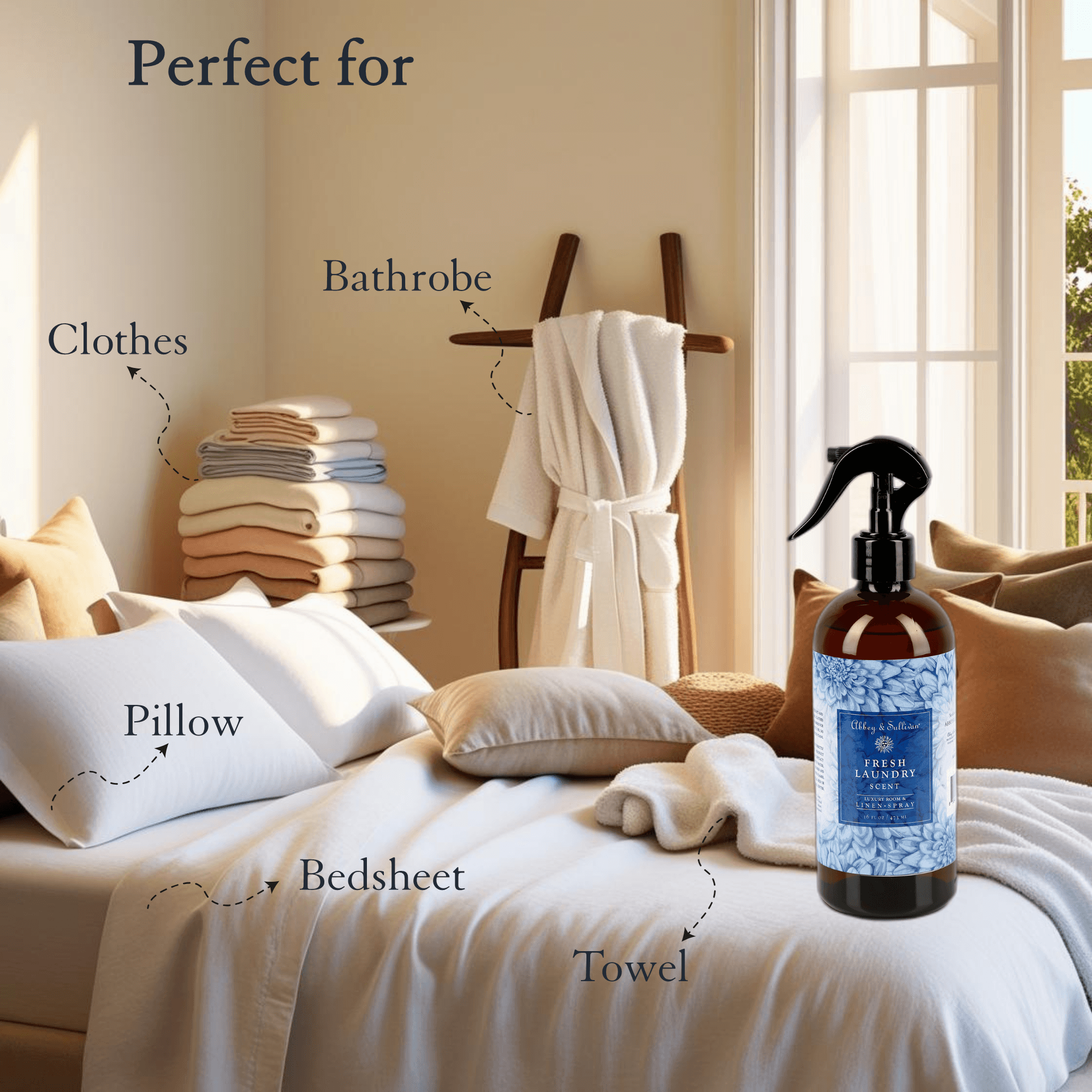 Best linen and room sprays - Fresh Laundry - Abbey & Sullivan