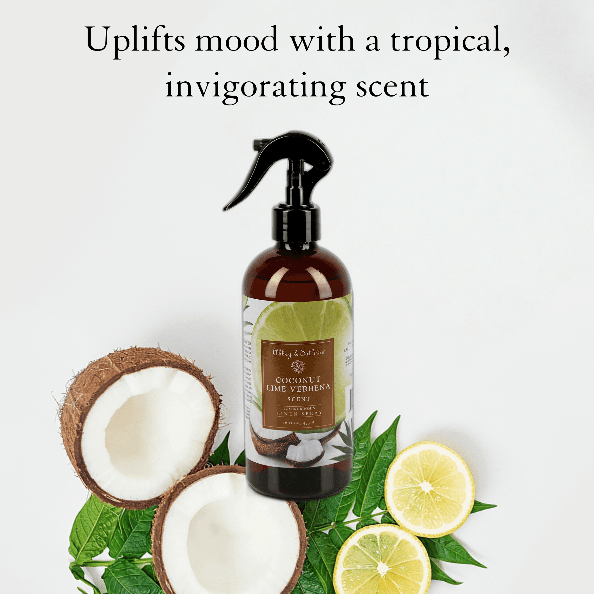 Best linen and room sprays - Coconut Lime Verbena - Abbey & Sullivan
