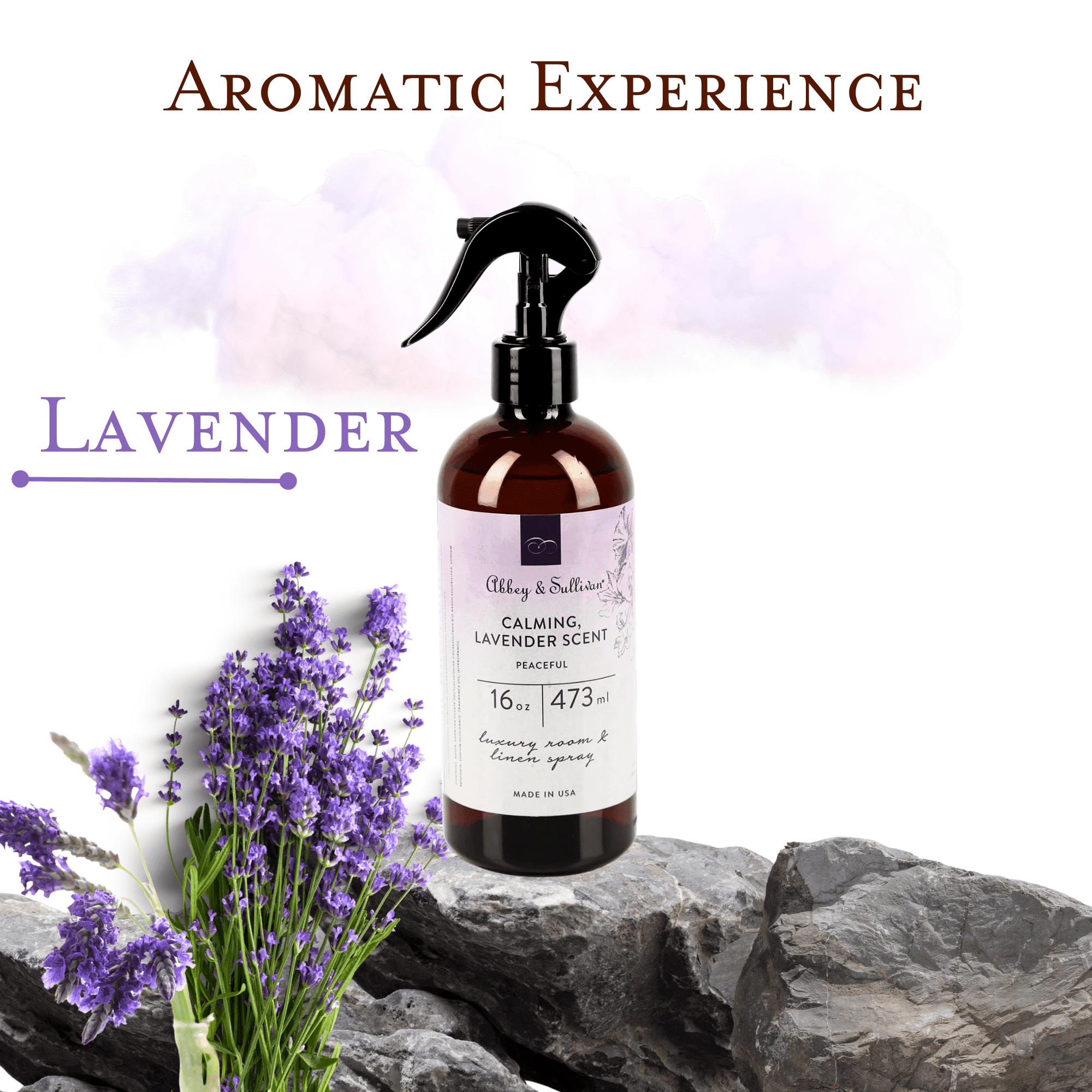 Best linen and room sprays - Peaceful - Abbey & Sullivan
