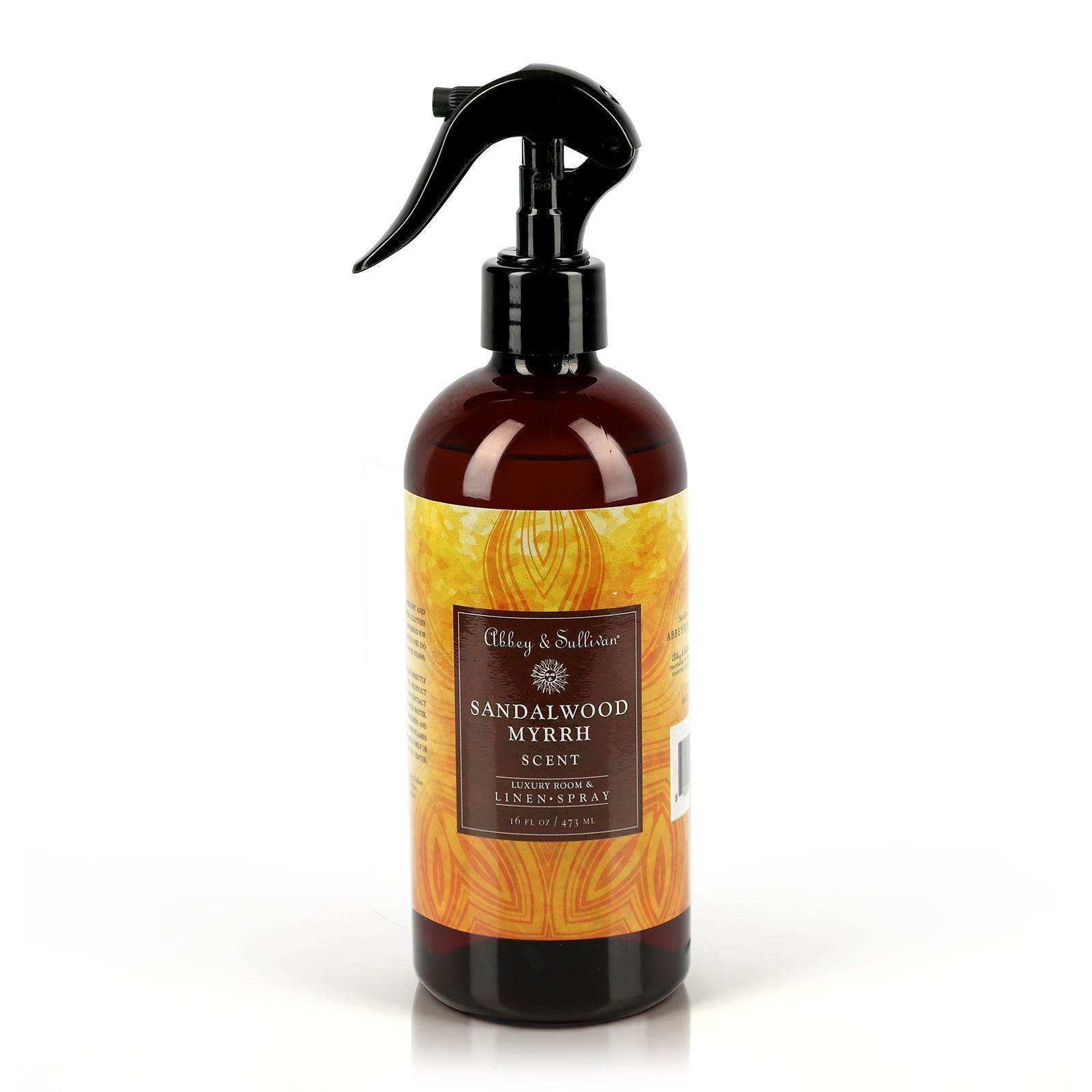 Best linen and room sprays - Sandalwood Myrrh - Abbey & Sullivan
