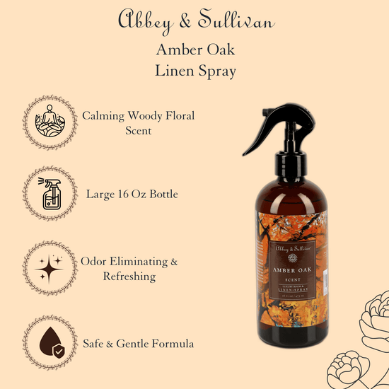 Abbey & Sullivan Linen and Room Sprays, Amber Oak LS-1026-16