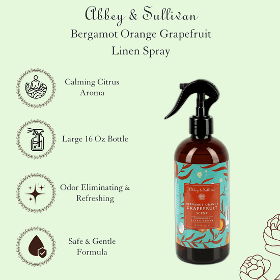 Abbey & Sullivan Linen and Room Sprays, Bergamot Orange Grapefruit LS-1005-16