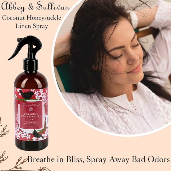 Abbey & Sullivan Linen and Room Sprays, Coconut Honeysuckle LS-1006-16