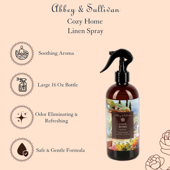 Abbey & Sullivan Linen and Room Sprays, Cozy Home LS-1048-16