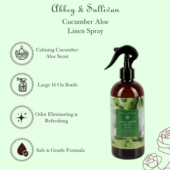 Abbey & Sullivan Linen and Room Sprays, Cucumber Aloe LS-1055-16