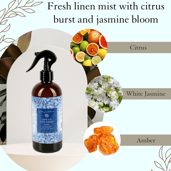 Abbey & Sullivan Linen and Room Sprays, Fresh Laundry LS-1002-16