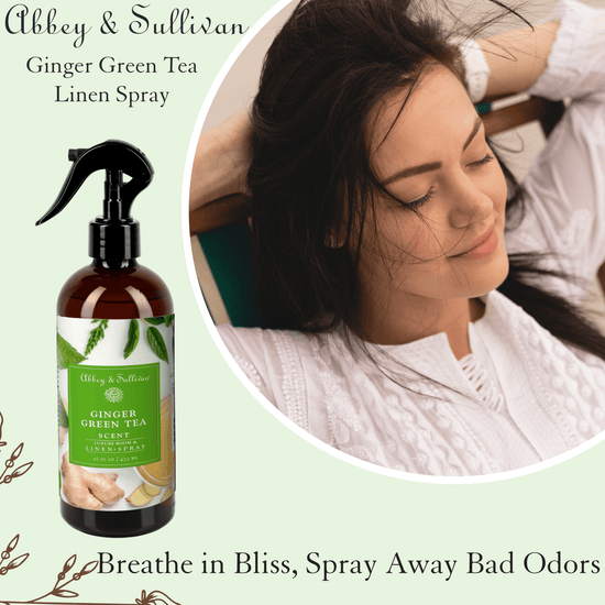 Abbey & Sullivan Linen and Room Sprays, Ginger Green Tea LS-1062-16