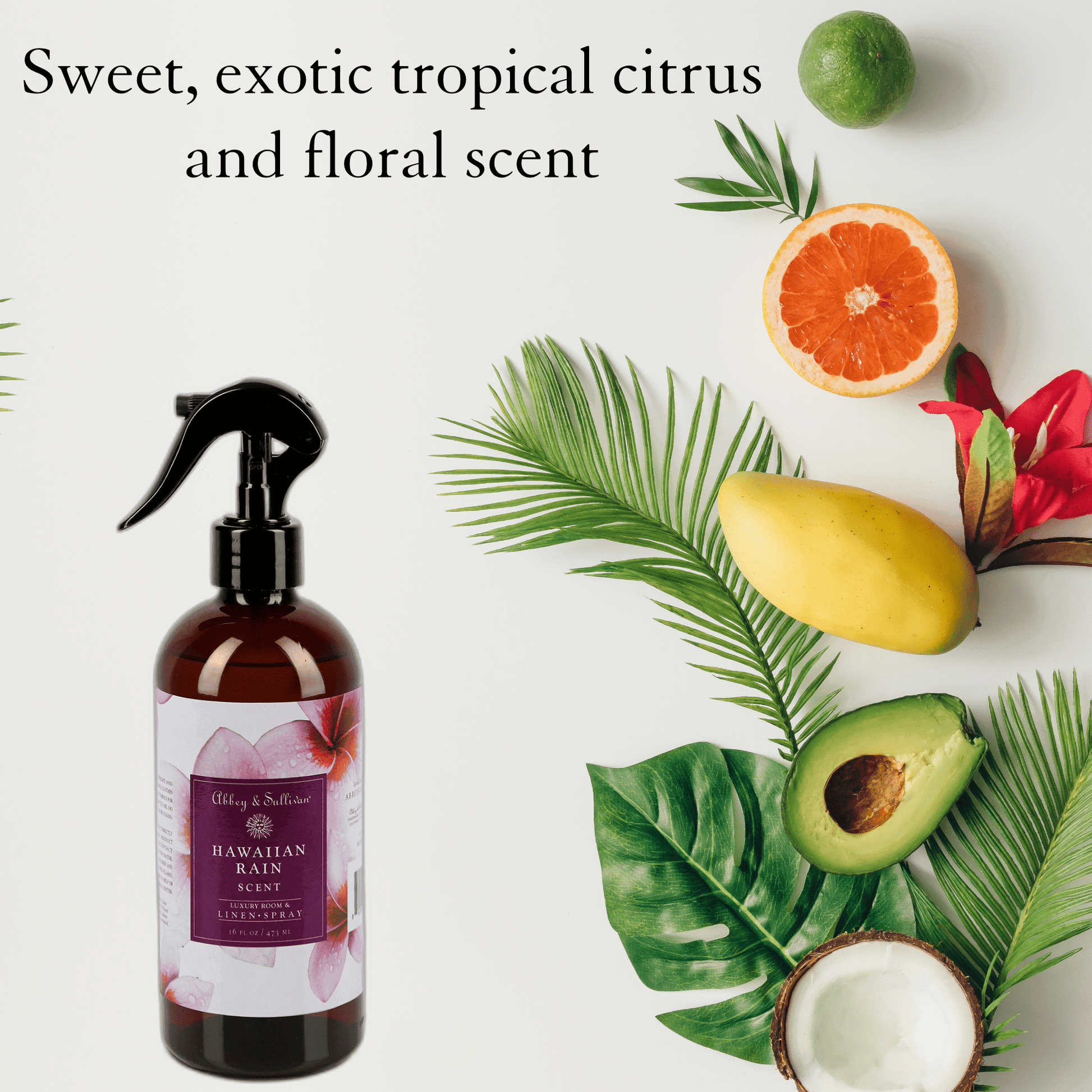 Abbey & Sullivan Linen and Room Sprays, Hawaiian Rain LS-1040-16