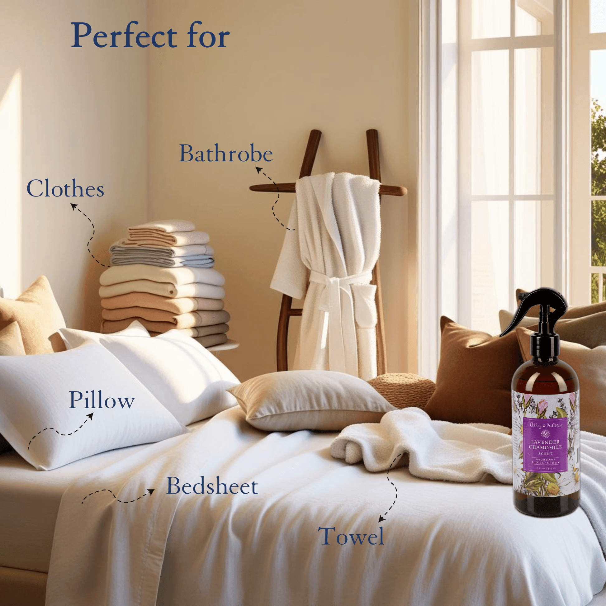 Abbey & Sullivan Linen and Room Sprays, Lavender Chamomile LS-1041-16