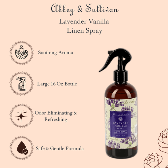 Abbey & Sullivan Linen and Room Sprays, Lavender Vanilla LS-1003-16