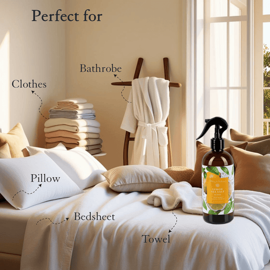 Abbey & Sullivan Linen and Room Sprays, Lemon Sea Salt LS-1042-16