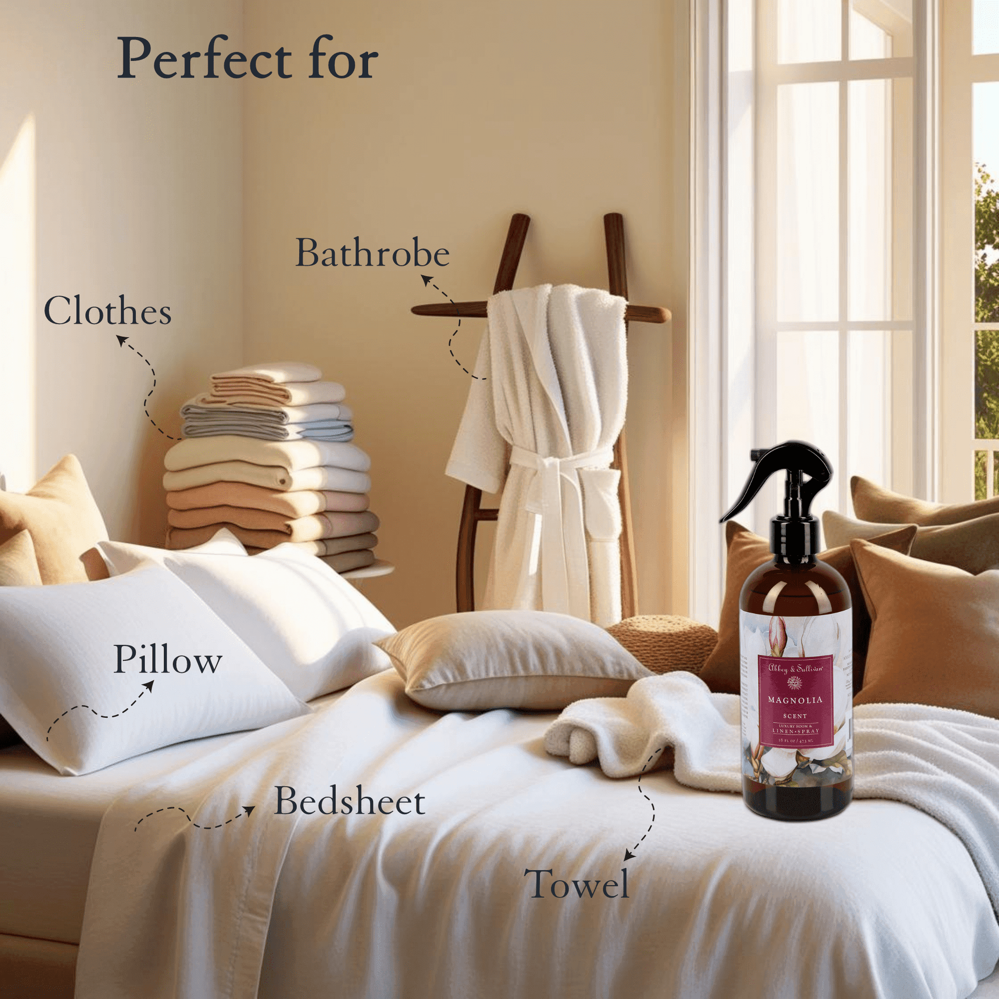 Abbey & Sullivan Linen and Room Sprays, Magnolia LS-1061-16