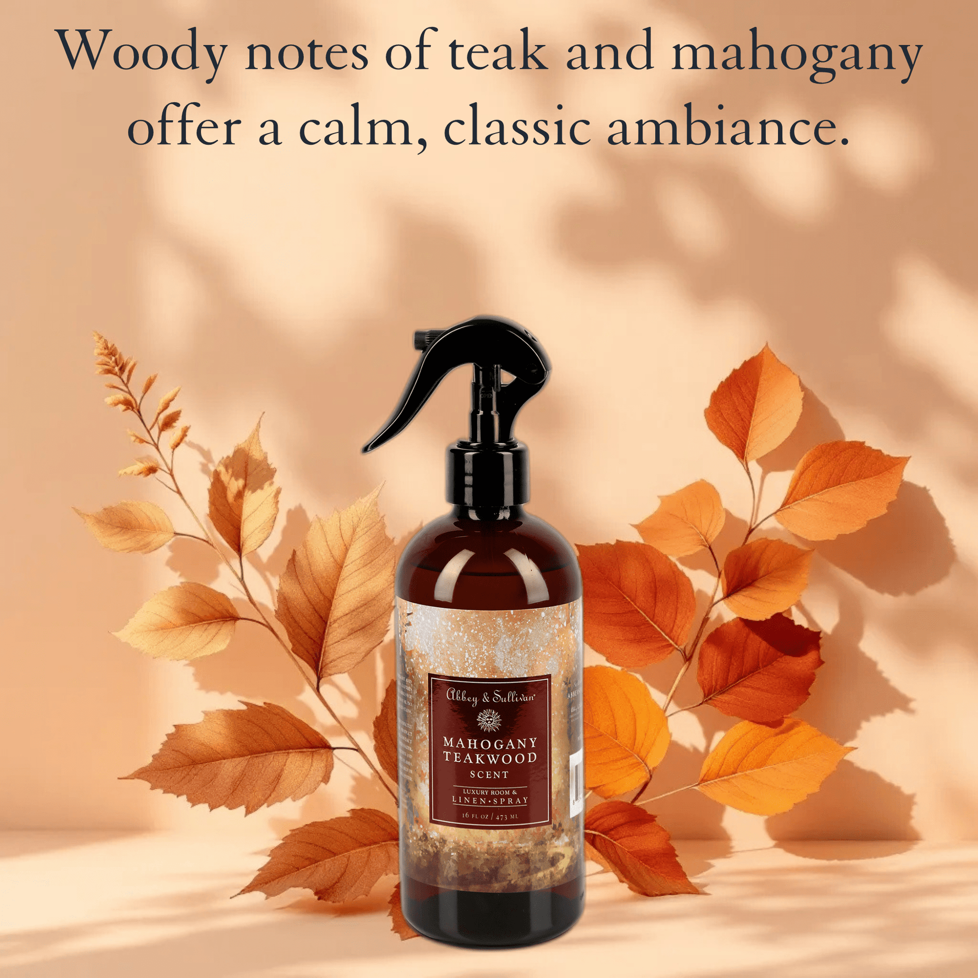 Mahogany Teakwood Linen and Room Spray Online Abbey Sullivan