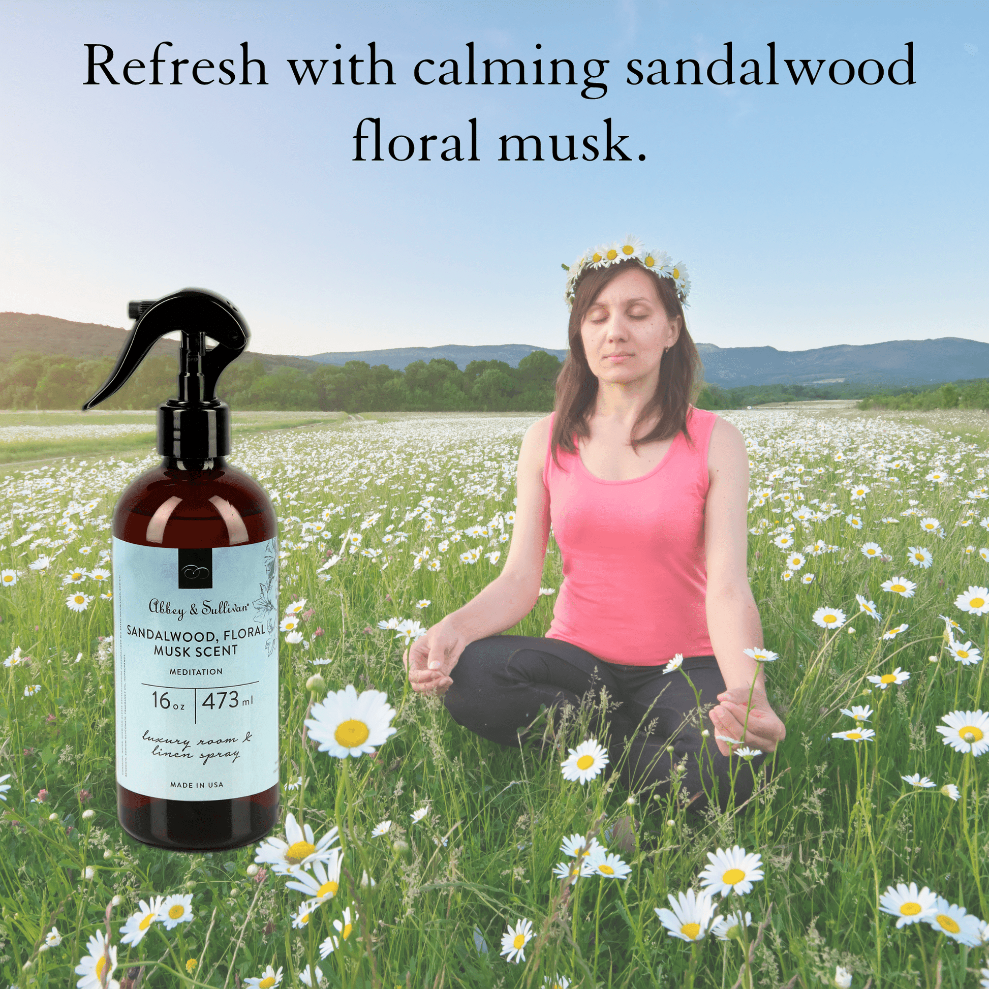 Abbey & Sullivan Linen and Room sprays, Meditation RS-5001-16