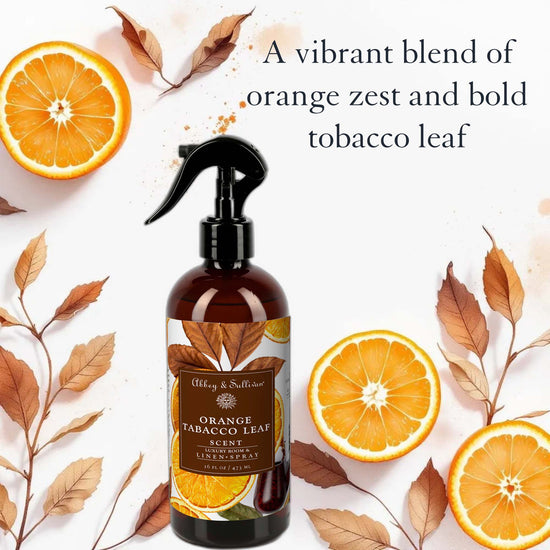 Abbey & Sullivan Linen and Room Sprays, Orange Tobacco Leaf, 16 oz. LS-1064-16