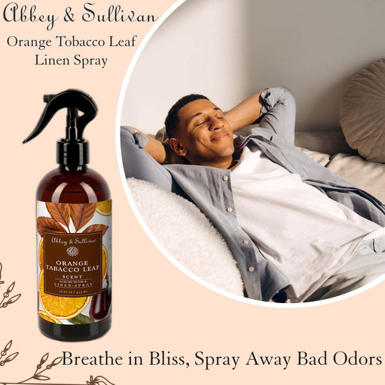 Abbey & Sullivan Linen and Room Sprays, Orange Tobacco Leaf, 16 oz. LS-1064-16
