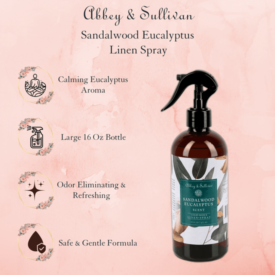Abbey & Sullivan Linen and Room Sprays, Sandalwood Eucalyptus LS-1045-16