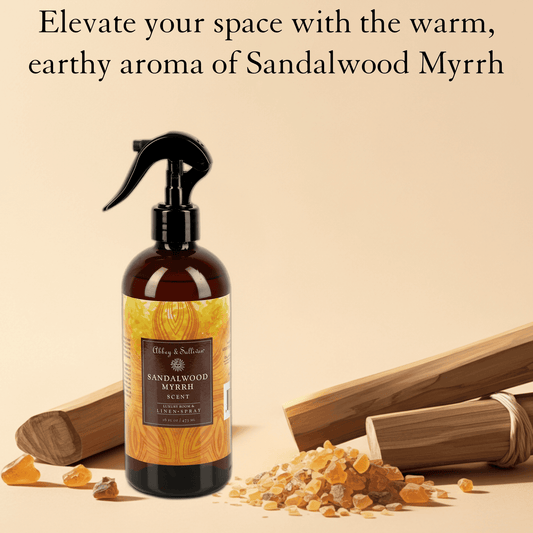 Abbey & Sullivan Linen and Room Sprays, Sandalwood Myrrh LS-1050-16