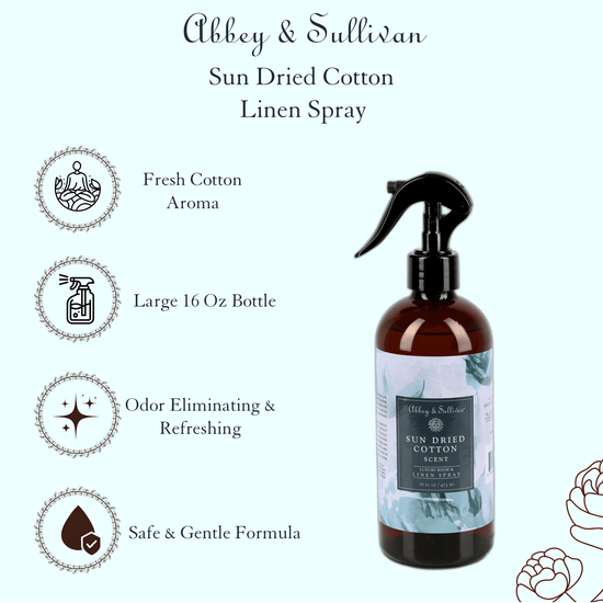 Abbey & Sullivan Linen and Room Sprays, Sun Dried Cotton LS-1032-16