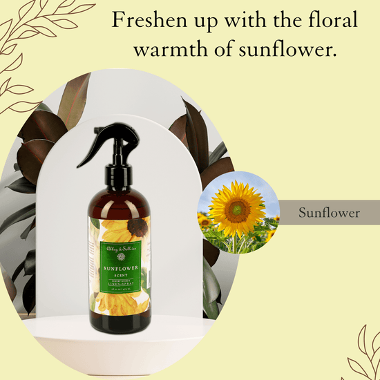 Abbey & Sullivan Linen and Room Sprays, Sunflower LS-1036-16