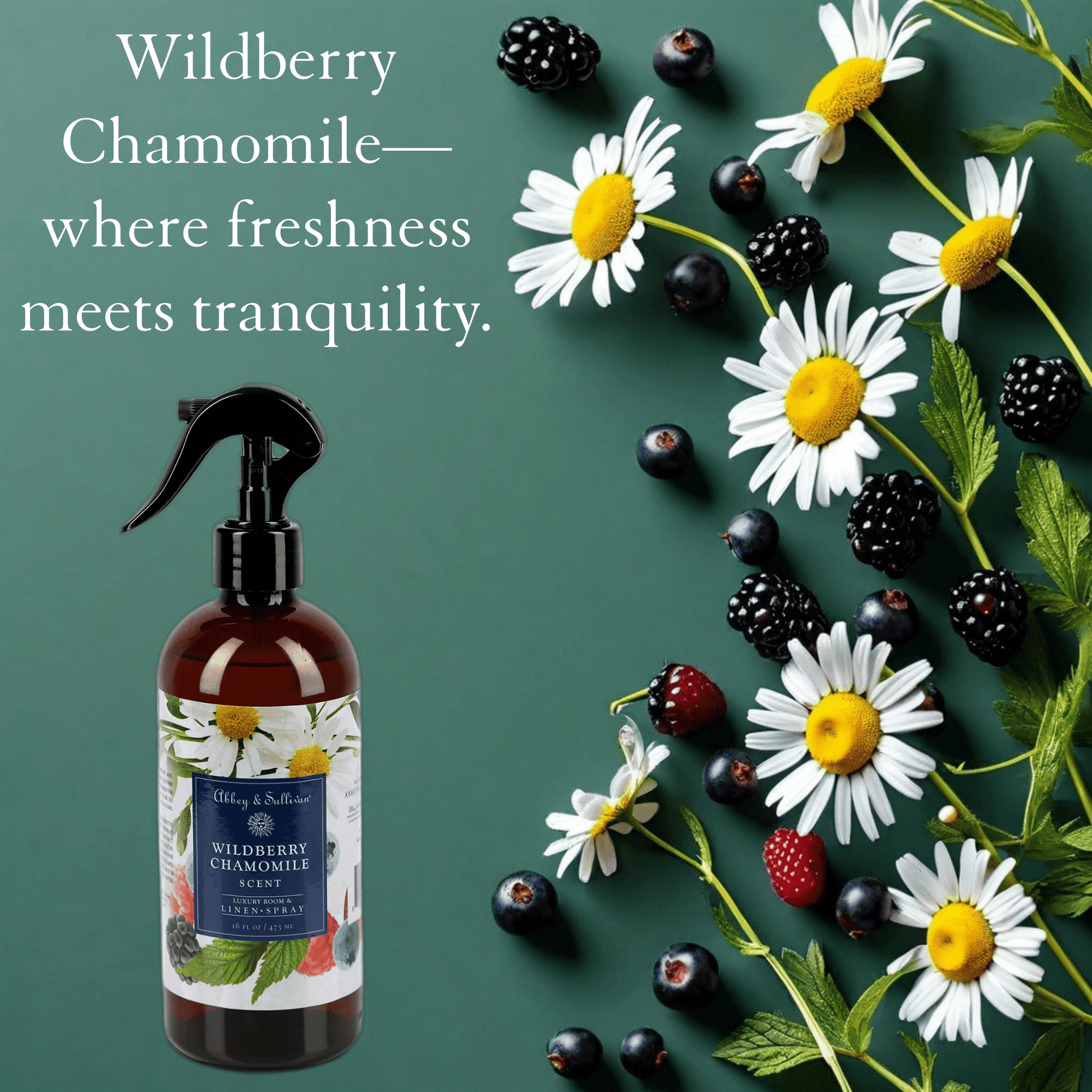 Abbey & Sullivan Linen and Room sprays, Wildberry Chamomile LS-1046-16