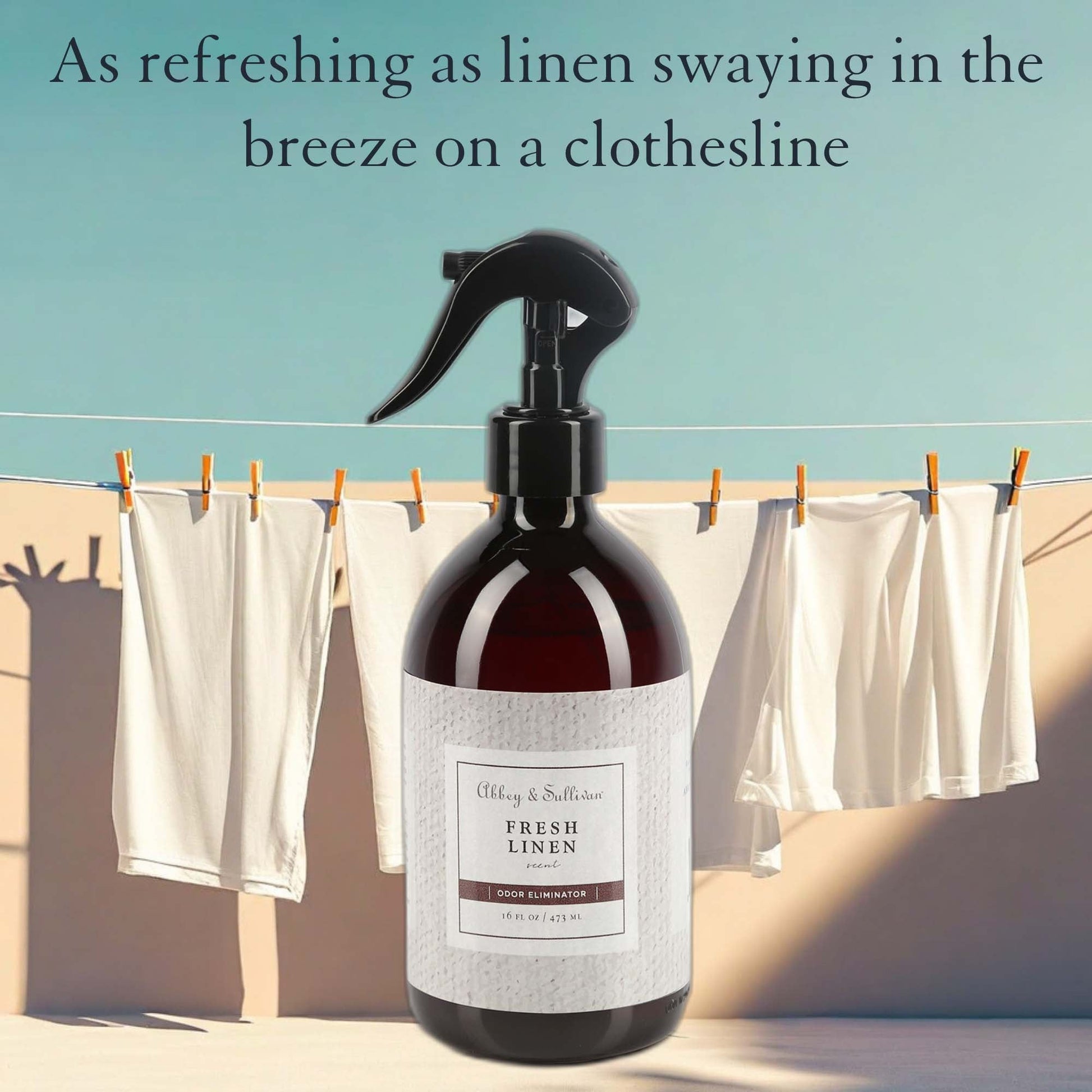 Abbey & Sullivan Odor Eliminator Sprays, Fresh Linen AS-SOD1020-16
