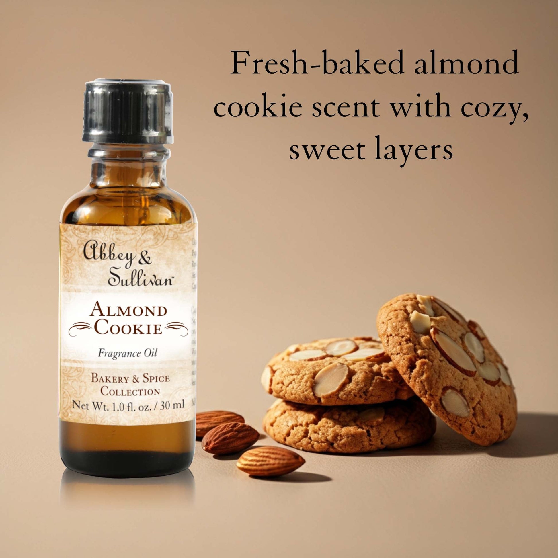Abbey & Sullivan Premium Fragrance Oil - Almond Cookie AS-FO4027-01